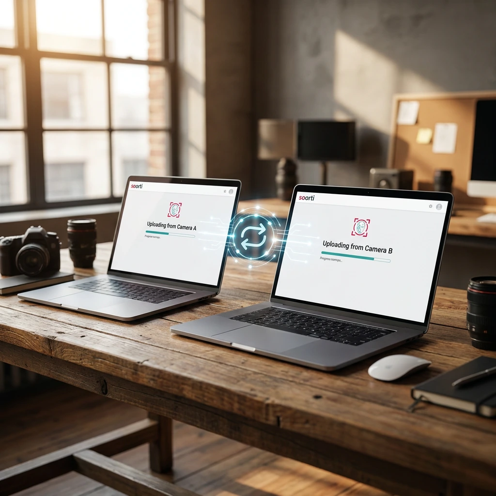 Built for Teams. Sync Multiple Shooters Instantly.